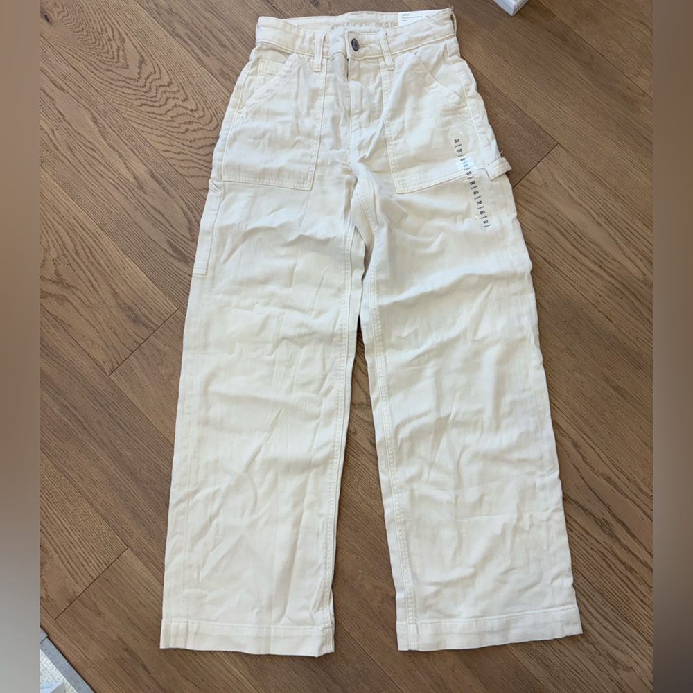 Wide leg pants short